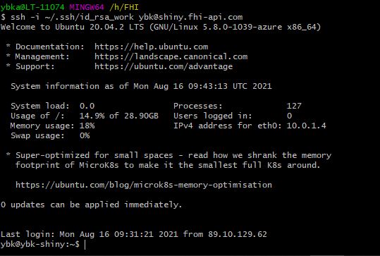 Figure 1: Connect to server